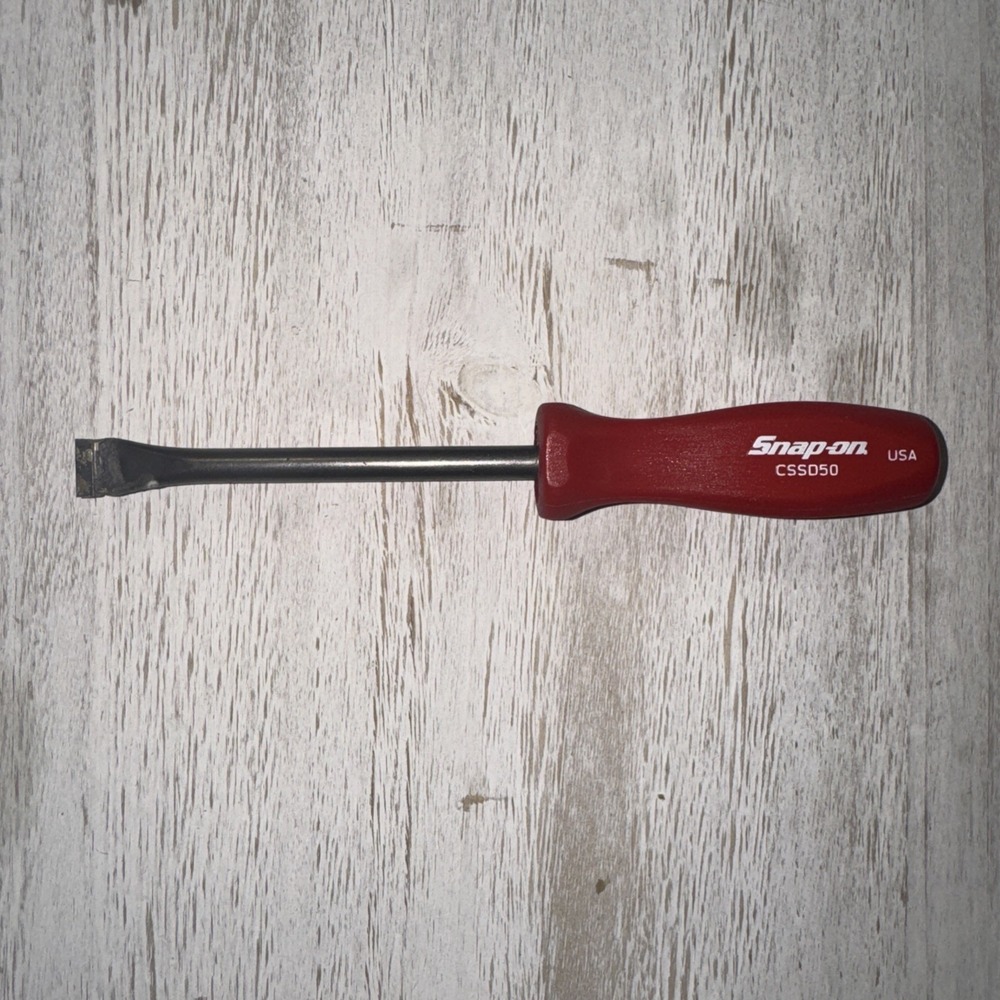Snap-on CSSD50R RED Hard Grip 1/2" Heavy-Duty Carbide‎ Scraper